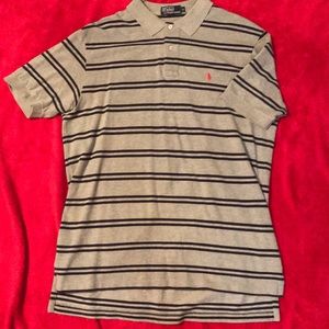 Striped Ralph Lauren polo shirt